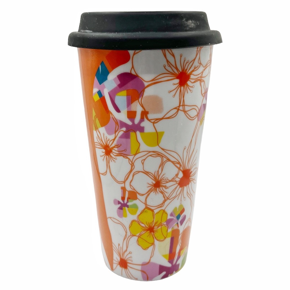 Housewares Floral Travel Mug